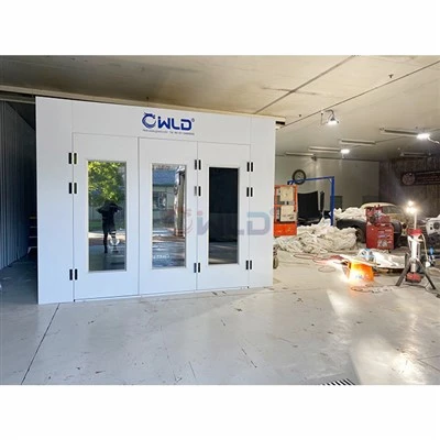 Ostrali Creole Downdraft Spray Booth san sousòl enstale nan Sydney